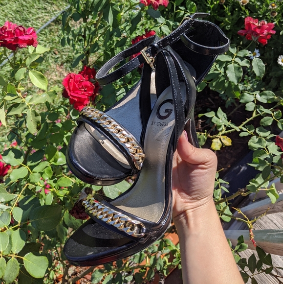 ✨GUESS Y2K Luxury Chain and Ankle Charm Heels✨ - Picture 5 of 8